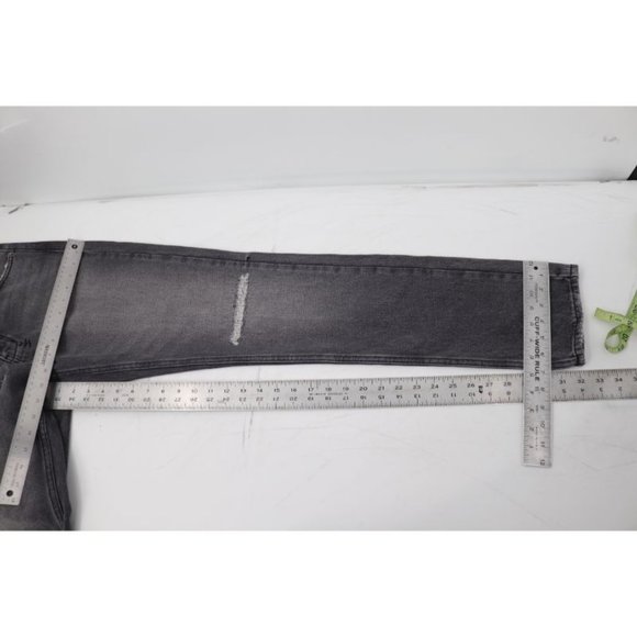 NWT ksubi jeans men's 32 L32 Chitch Neutralise gray button fly distressed patch - Picture 9 of 13